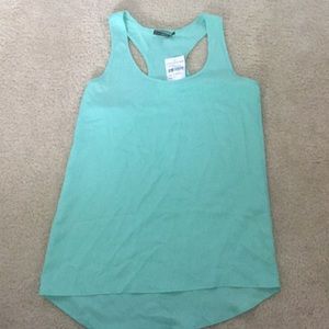 Chiffon razor back top